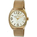 Peugeot Women's Round Goldtone Mesh Watch
