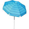 Blue Stripe 7.5-foot Canopy Patio Umbrella
