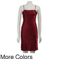 NW Collections Women's Laser-cut Tiered Dress