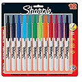 Sharpie Retractable Fine Point Permanent Markers (Pack of 12)