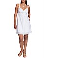 Lined White Mini Dress (Indonesia)
