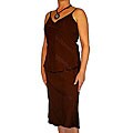Women's 2-piece Brown Skirt Set (Indonesia)