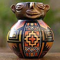 Aged Cuzco 'Pisac Effigy' Vessel (Peru)