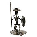 Recycled Auto Parts 'Quixote in Love' Statuette (Mexico)