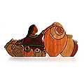 Cedar/ Mahogany 'Fertility' Sculpture (Peru)
