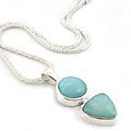 Sterling Silver Opal 'Hypnotic Andes' Y-style Necklace (Peru)