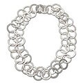 Sterling Silver 'Gathering' Chain Necklace (Indonesia)