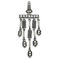 Sterling Silver 'Silver Rain' Pendant (Indonesia)