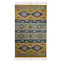 Indo Wool and Jute 'Quiet Land' Rug (3' x 5')
