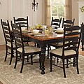 Country Charm Two-tone 7-piece Dining Table Set
