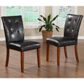 Hutton Faux Leather Parson Chairs (Set of 2)