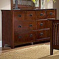 Mission Valley Traditional Cherry 6-drawer Dresser