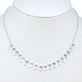 Silver Quartz Teardrop Beaded Necklace (Thailand)