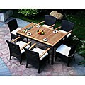 Olivia All-weather Wicker 7-piece Dining Set