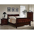 Louis Philippe Queen Sleigh Bed 3-piece Set