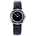Eterna Women's Galaxis Black Leather Watch