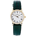 Eterna Women's Rialto Goldplated Green Lizard Strap Watch