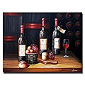 'le vin rouge' Canvas Art