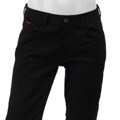 City of Others Men's Black Straight-leg Jeans