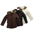 Pink Platinum Girl's Hooded Coat