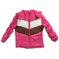 Pink Platinum Toddler Girl's Hooded Colorblock Coat