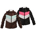 Pink Platinum Girl's Colorblock Hooded Coat