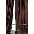 Signature Espresso Cotton Silk Curtain Panel (46 in. x 108 in.)