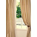 Signature Beige Cotton/ Silk Curtain Panel (46 in. x 108 in.)