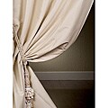 Signature Moon Glow Cotton Silk Curtain Panel (46 in. x 96 in.)