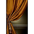 Signature Russet Cotton Silk Curtain Panel (46 in. x 84 in.)