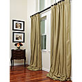 Signature Fog Green Cotton Silk Curtain Panel (46 in. x 96 in.)