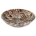 Brienza Glass Cobble Rock Vessel Sink