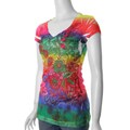 Self Esteem Junior's Floral Sublimation Print T-shirt