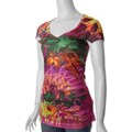Self Esteem Junior's Floral Sublimation Print Tee