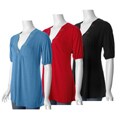 Misses Me Women's Plus Size Rhinestone Trim Top