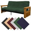 Columbus Medium Oak Full-size Frame/ Mattress Futon Set