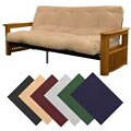 Columbus Medium Oak Queen Premier Mattress Futon Set