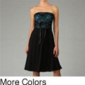 Evanese Women's Lace Tube Top Dress