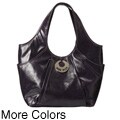 Nine West 'Marina' Large Glazed Hobo Bag