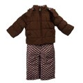 London Fog Infant Girl's Brown 2-piece Hooded Snowsuit