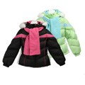 London Fog Girl's Zip-front Bubble Coat