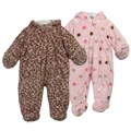 Carter's Newborn Girl's Plush Pram Bodysuit