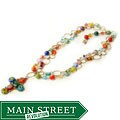 Sweet Romance Millefiori Cross Necklace