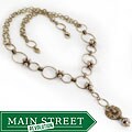 Sweet Romance Circles and Pearls Necklace