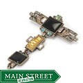 Sweet Romance Vintage Deco Glass Pin