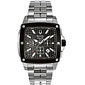 Bulova Men's Marine Star Black Square Watch
