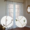 Cherry Blossom Sheer Curtain Panel Pair (84 inches)