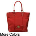 Butler Bag Nylon and Patent PVC Tote