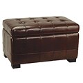 Small Cordavan Manhattan Storage Bench