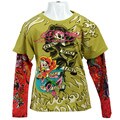 Ed Hardy Boy's Lime Skull Love T-shirt